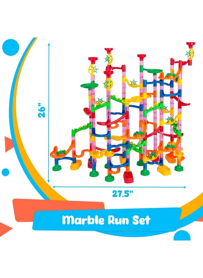 POPLAY 232Pcs Marble Run Set, Construction Building Blocks Toys Educational Toy For Kids Gifts  - Image 2