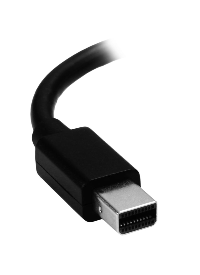 Startech.com StarTech.com Mini DisplayPort to HDMI Adapter - Active mDP 1.4 to HDMI 2.0 Video Converter - 4K 60Hz - Mini DP or Thunderbolt 1/2 Mac/PC to HDMI Monitor/TV/Display (MDP2HD4K60S), Black  - Image 2