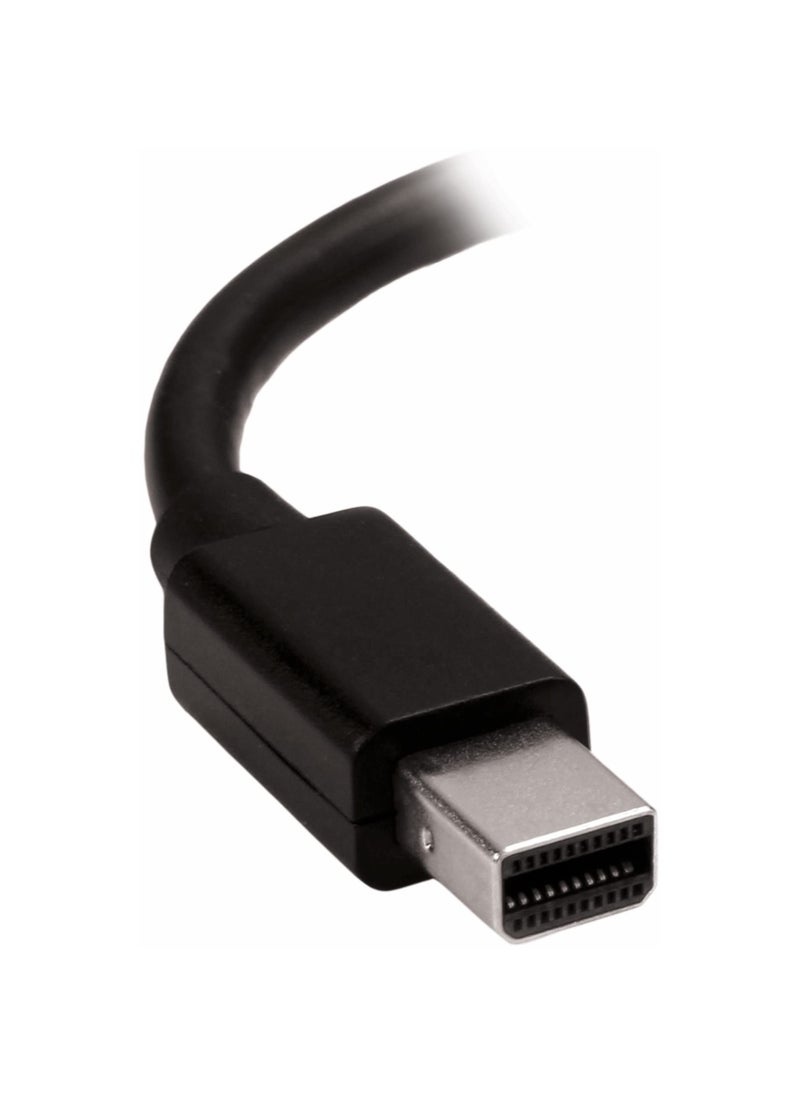 StarTech.com Mini DisplayPort to HDMI Adapter - Active mDP 1.4 to HDMI 2.0 Video Converter - 4K 60Hz - Mini DP or Thunderbolt 1/2 Mac/PC to HDMI Monitor/TV/Display (MDP2HD4K60S), Black
