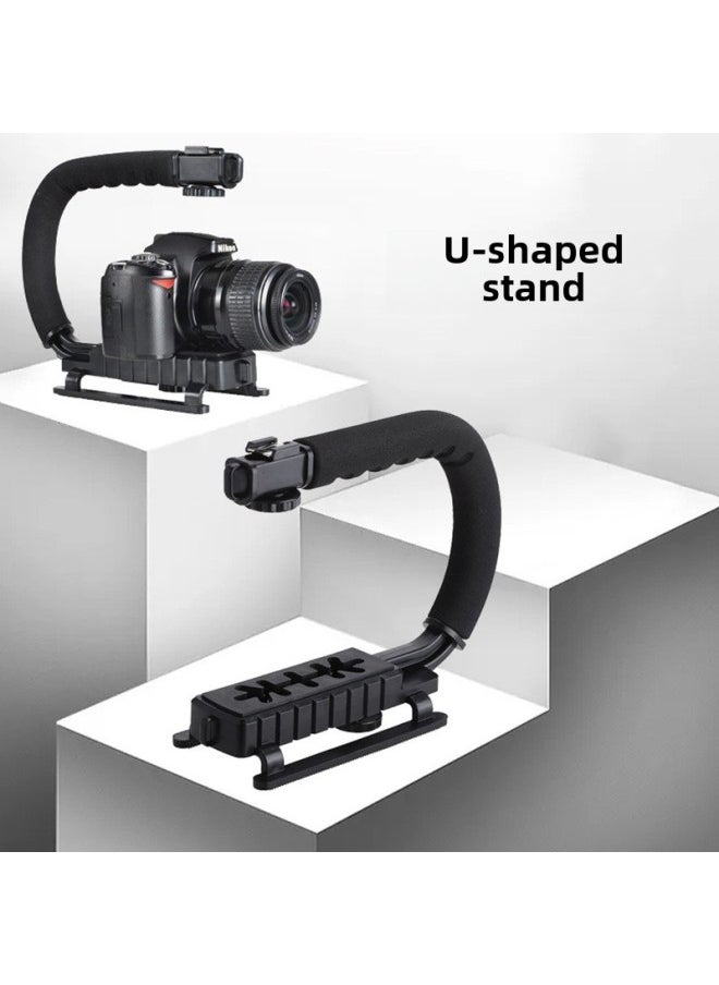 Supply AY49U U Portable Anti-shake Camera Audio-visual Stabilizer Set Fill Light Net Red Live Light-Light Source Color:Black Set (three Key Lights 49 Lights Without Batteries)