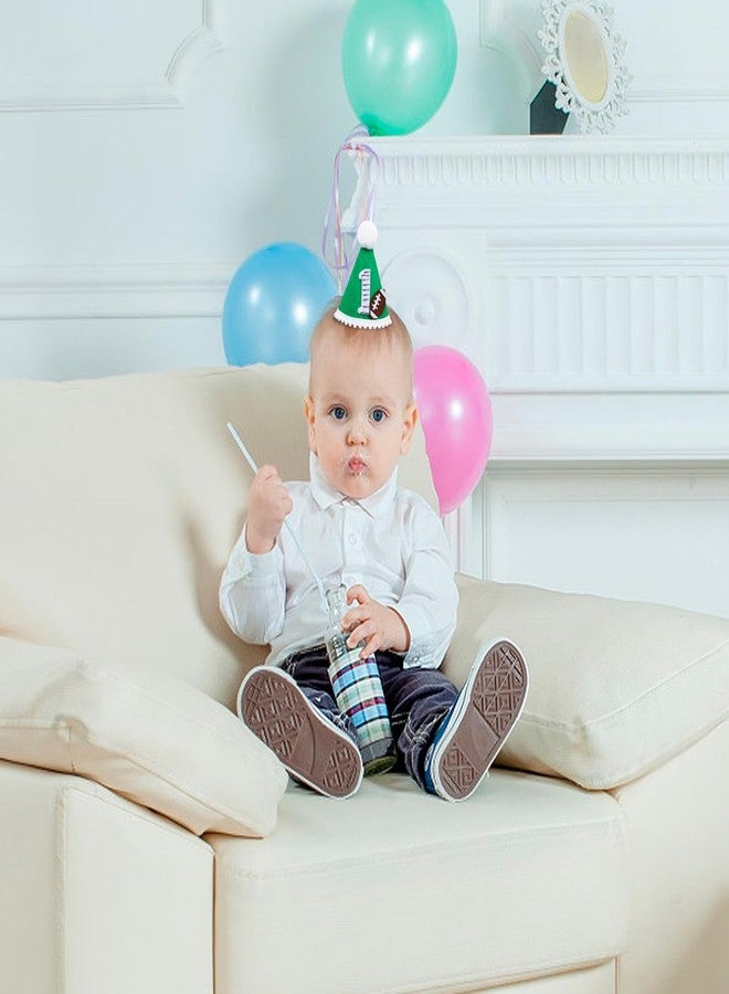 Gosknor Football 1st Birthday Hat, Green First Year Down Birthday Party Decorations Kids Girl Baby Rugby One Birthday Hat with Elastic Tape Perfect 1 Birthday Photo Props Sports Themed Supplies - Image 5