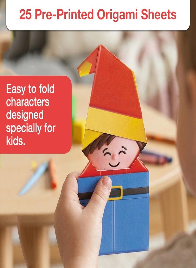GiniMini Origami Story Theatre – DIY Art & Craft Kit for Kids | Origami Puppet Show with Storytelling Mats | Screen-Free Creative Learning Toy | Birthday & Return Gift for Boys & Girls | Age 4 5 6 7 Years - Image 4