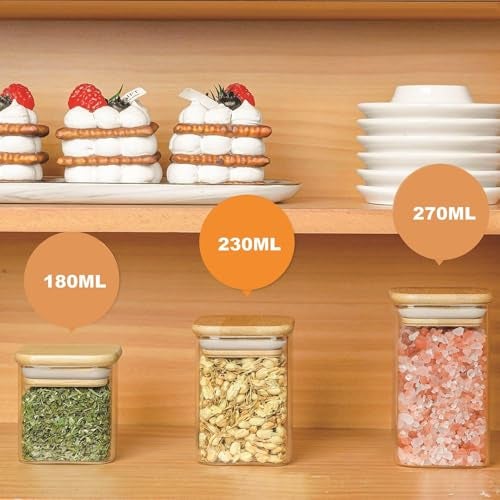 TIENER JAR AND CONTAINER (270 ML 12 PIECE SQUARE) - Image 4