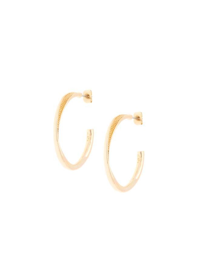 Karen Millen Textured Twist Hoop Earring  - Image 2