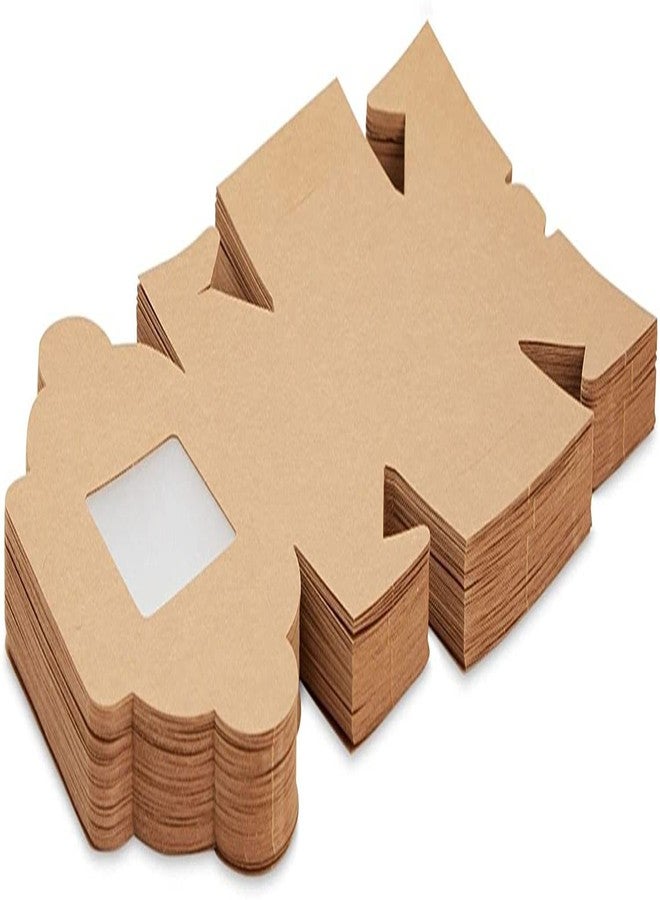 HOME REPUBLIC Paper Disposable Brownie Box, Pack of 25, Brown Mini Cake, 1 Pastry, Brownie, Donut, Muffin, Mithai, Macron, Pie Slice, Biscuits, Dry Fruits, Sweets, Souvenirs, Fast Food Box, - Image 4