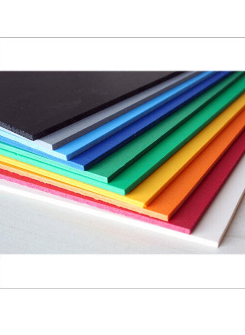 Generic 10-Piece Foam Boards 50x70 Size Multicolour  - Image 1
