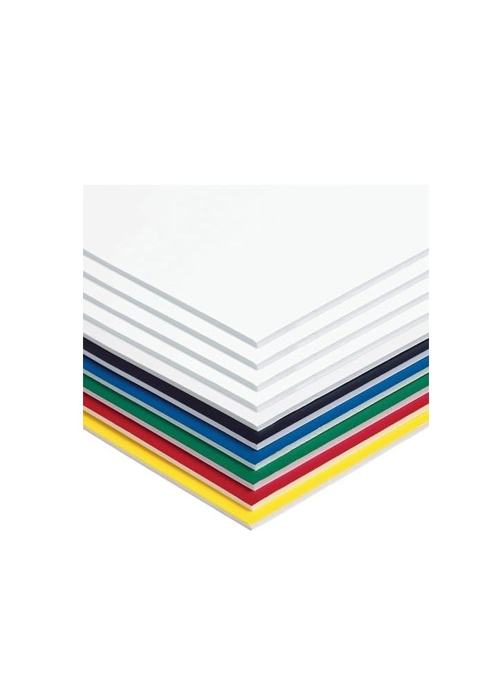 Generic 10-Piece Foam Boards 50x70 Size Multicolour  - Image 2