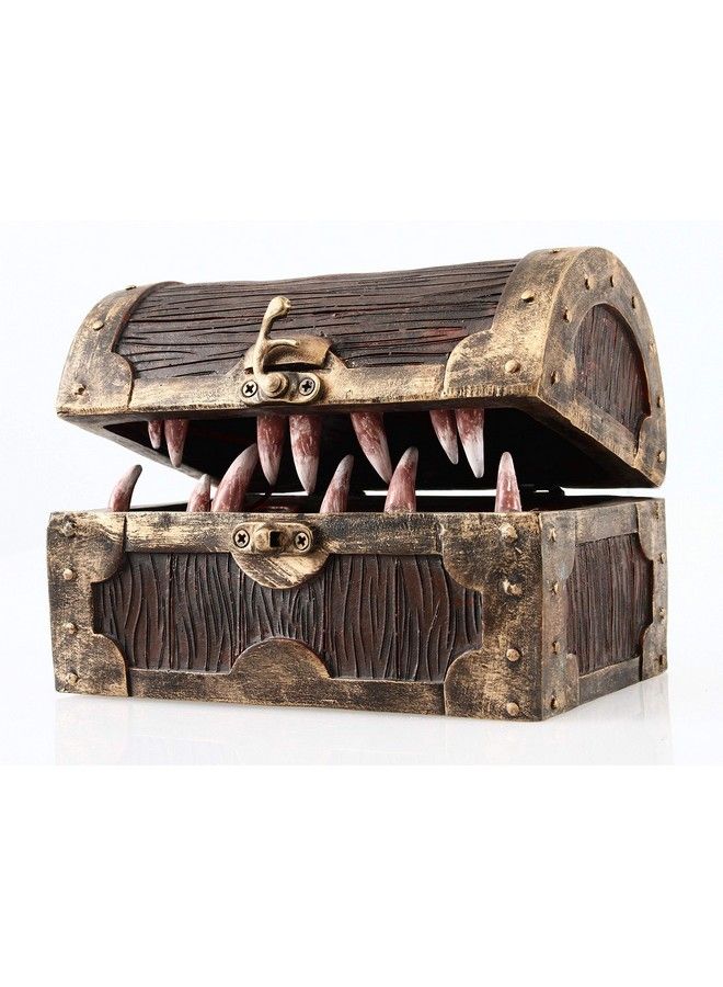 Forged Dice Co. Mimic Chest Dice Storage Box Container Holds Up To 5 Sets Of Polyhedral Dice Or 35 Individual Dice (Hand Painted) - Image 4