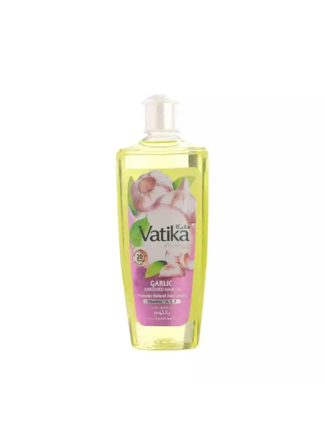 Vatika Naturals Garlic Enriched Hair Oil Promote Natural Growth- 300ml - Image 1