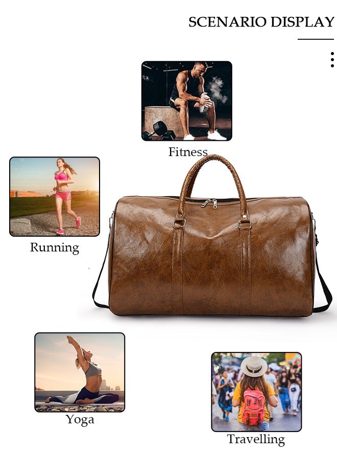 DUNISO Travel Duffel Bag Luggage Collection Business Travel Suitcase  Weekender Overnight Bag Large Carry On Airport Bag for Travel Business Trips Sports Duffel Bag Gym Sports Luggage Bags - Image 2