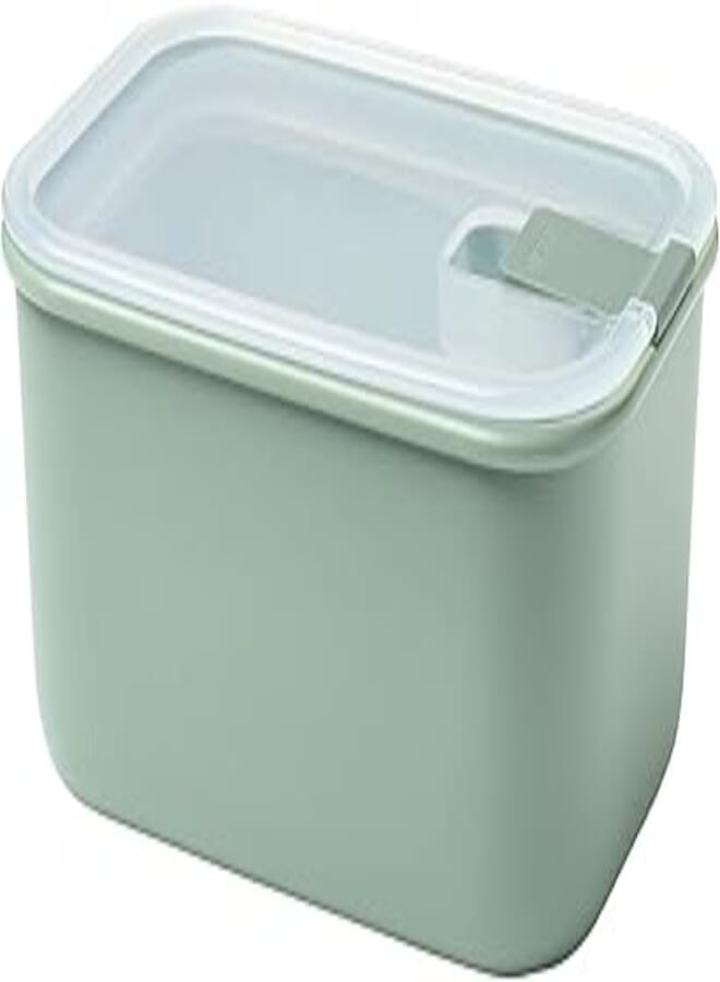 Mepal Mepal EasyClip Glass 34oz/1000ml - Premium Leakproof & Airtight Food Storage, BPA-Free Lid | One-Click Open & Close System | Nordic Sage | Made in Holland