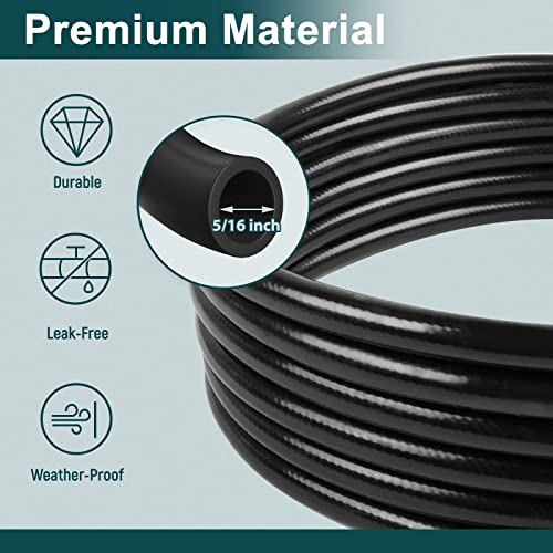 GASPRO خرطوم غاز برو 18 قدم لتمديد البروبان للأجهزة البروبان مع 3/8" أنثوي فليير، للسيارات الترفيهية، شواية الغاز، المدفأة، الموقد - Image 4