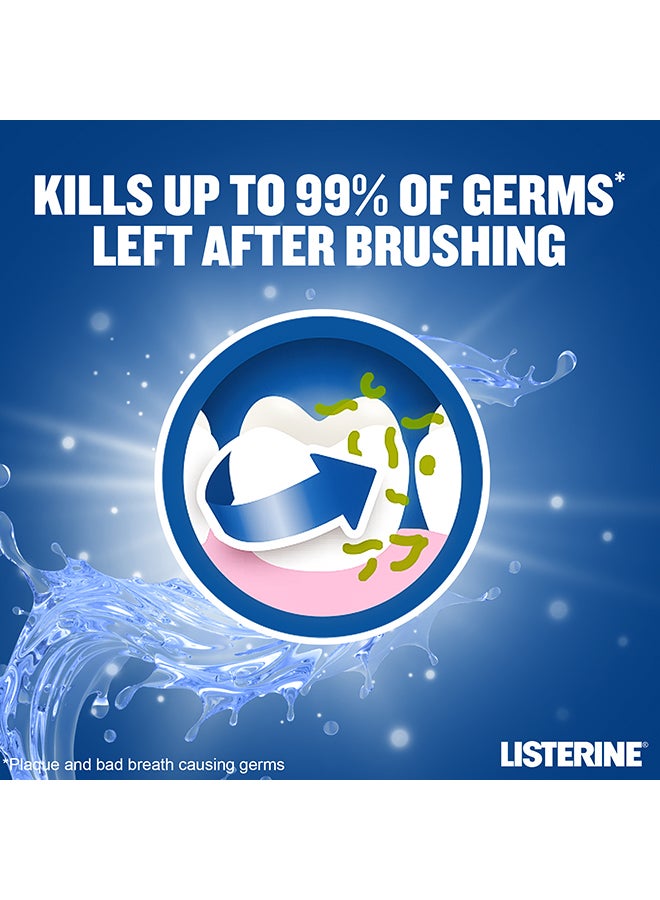 Listerine Total Care Tartar Protect 6 Benefit Fluoride Mouthwash For Naturally White Teeth 250ml - Image 5