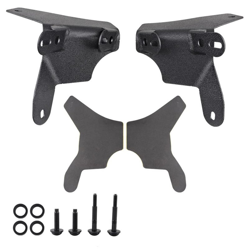 Samman JL APillar Mounting Brackets Dual Light Bracket Lower Windshield LED Pods Mount Compatible with Jeep Wrangler Gladiator JT 2018 2019 2020 2021