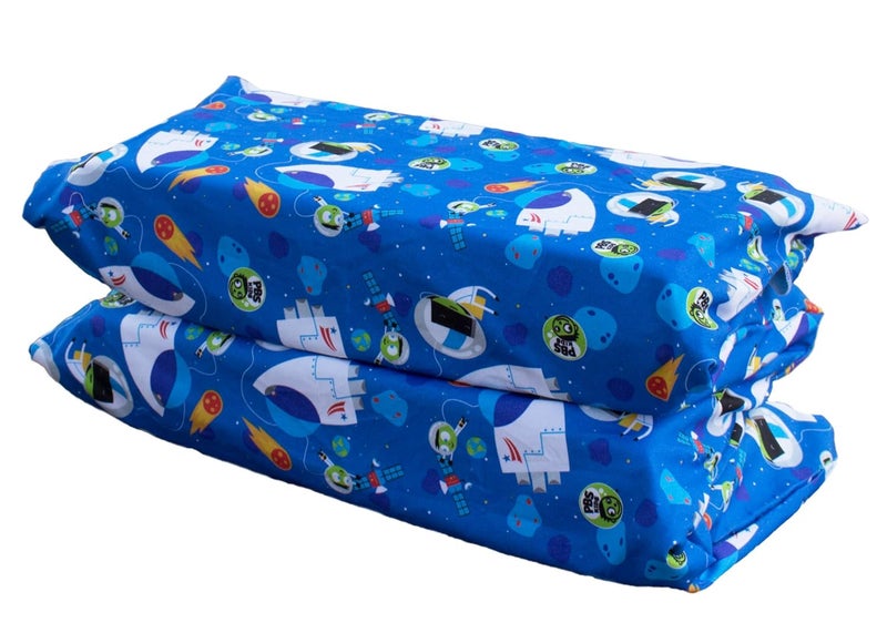 KinderMat 15 Thick  PBS Kids Kinderbundle  Washable Cover Special Edition  Space Explorer  Regular Sheet is 47 x 22 Value Bundle Great for Daycare  Family Households - Image 5