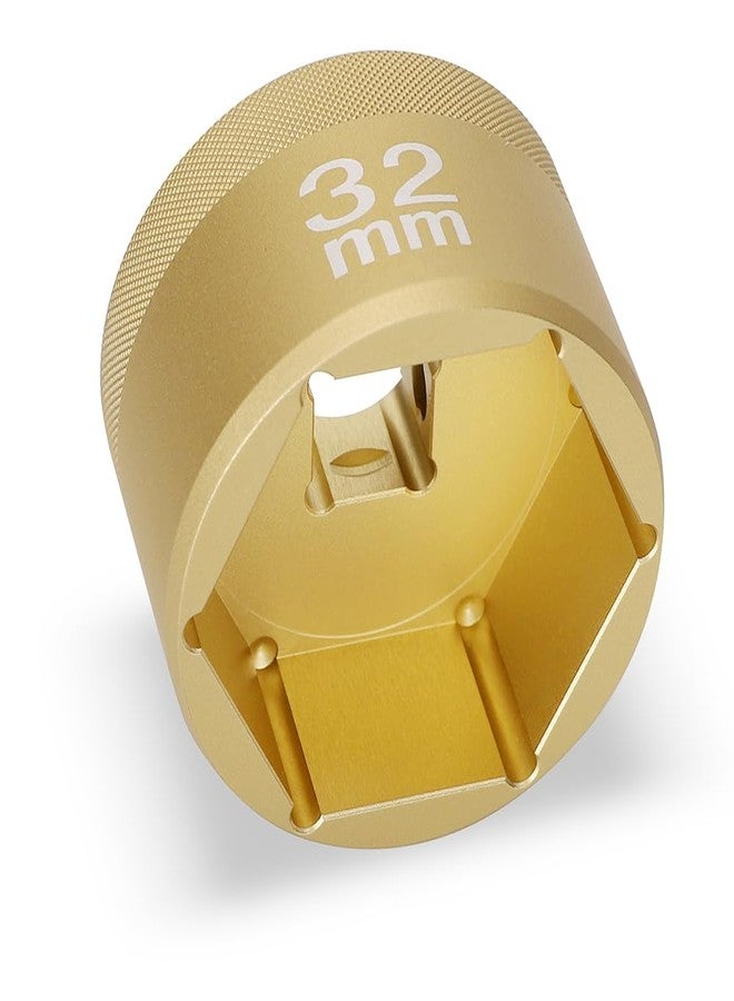 vbaxy 32mm Flat Socket 32mm Chamferless Socket 32mm Socket Flat for Fox 36 38 40 Fork Top Cap - Image 1