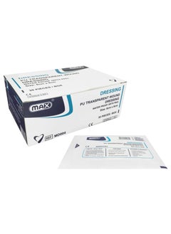 Max Max Pu Transparent Adhesive Wound Dressing 6cmX8cm 30pcs 
