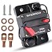 Erayco 200 Amp Circuit Breaker with Manual Reset for Car Marine Trolling Motors Boat ATV Manual Power Protect for Audio System Fuse 12V48VDC Waterproof 200A - Image 2
