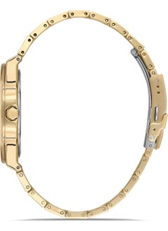FERRO Men's Silver-Gold Color Green Inside Sport-Classic Calendar Wristwatch + Bracelet Gift  - Image 4