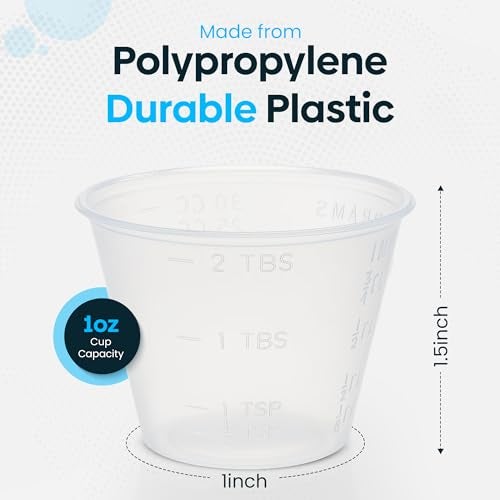 Perfect Stix 5000 Count 1 oz Perfect Stix Disposable Graduated Plastic Medicine Cups For Mixed Pills Medication Measuring Resin Mixing Mouthwash - Image 5