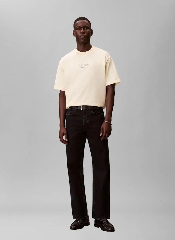Calvin Klein Jeans  Relaxed Fit Logo Graphic T-Shirt for Men | Best Price UAE