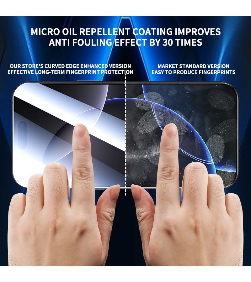 Transparent Tempered Glass Screen Protector For iPhone 16E 16 15 Series Plus Pro Max Air - Image 2