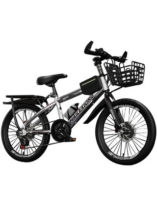 22 Inch silver black