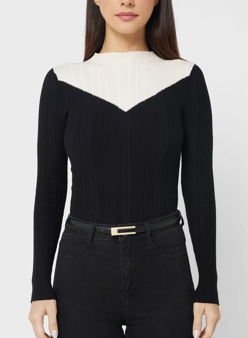 ELLA Rectangular Buckle Slim Belt