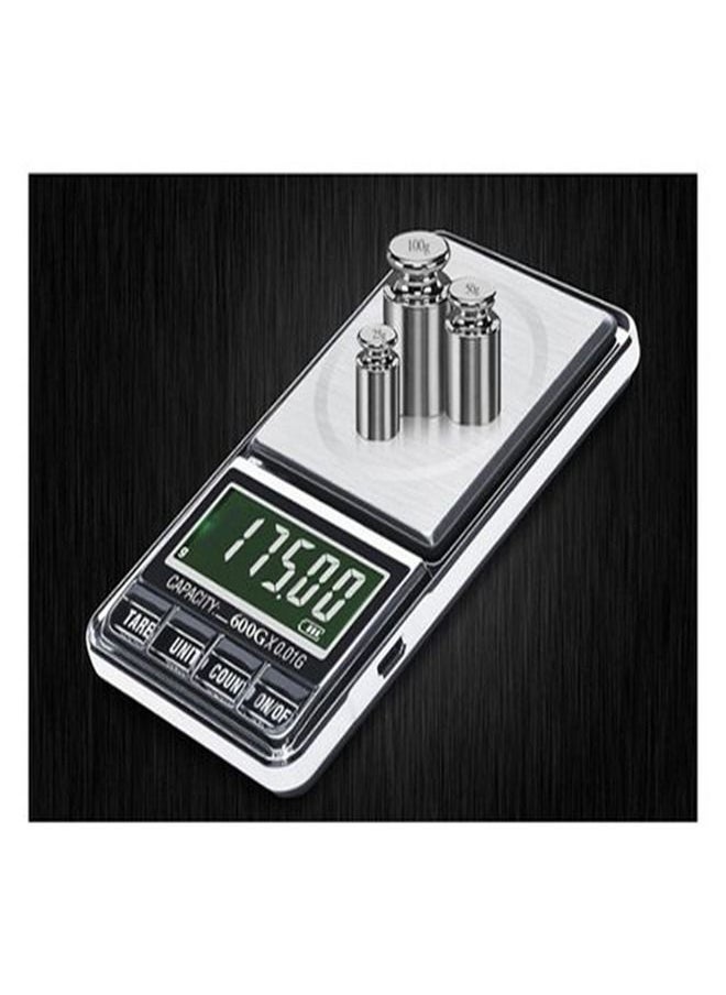 ماركة غير محددة - ميزان رقمي يعمل بالبطارية او عن طريق USB صغير الحجم يحمل بالجيب 600 - Image 1