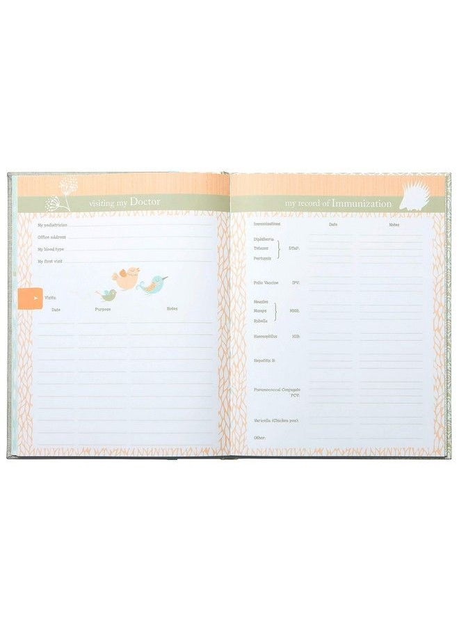 C.R. Gibson Ibson B2 15559 Nature Themed Baby'S First Five Years Memory Book 9'' W X 11'' H With 64 Pages Multicolor  - Image 4