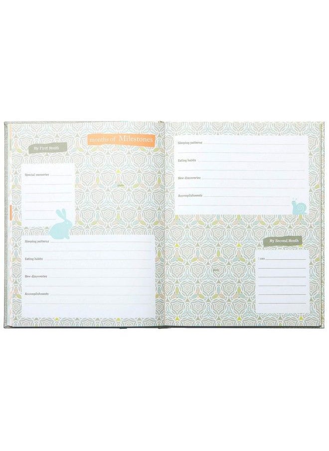 C.R. Gibson Ibson B2 15559 Nature Themed Baby'S First Five Years Memory Book 9'' W X 11'' H With 64 Pages Multicolor  - Image 5