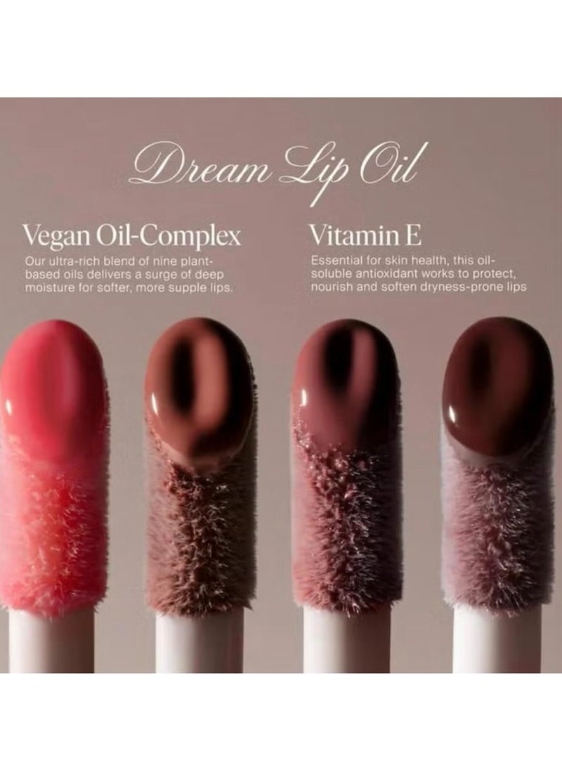 SUMMER FRIDAYS Dream Lip Oil - Hydrating Sheer Coverage, Rosewood Nights Scent, 4.5ml | Non-Sticky Gloss, Nourishing Formula for Soft, Supple Lips  - Image 3