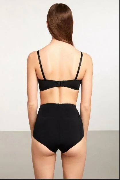 كوم Sonya Seamless Corset Panties - Black