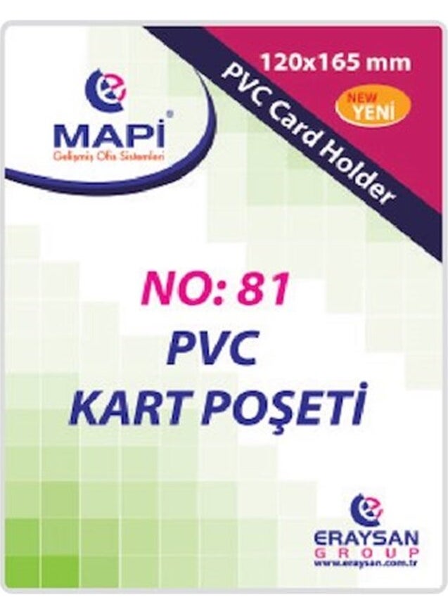 MAPi PVC Bag Security 165X120 Vertical 100Pcs 9101040 