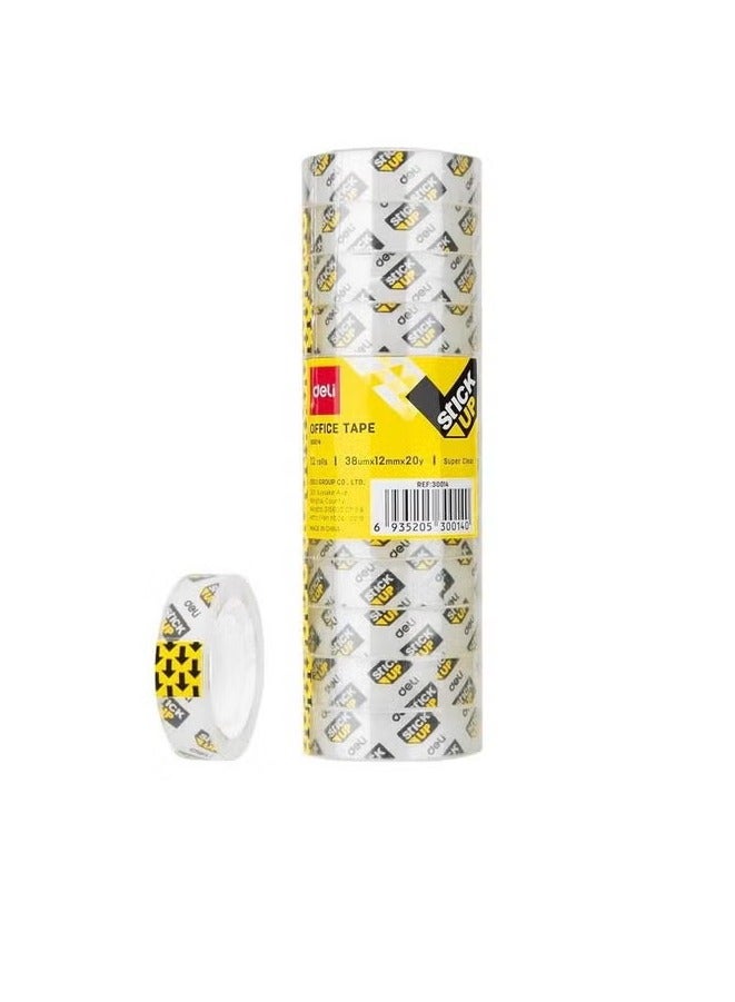 Deli 8-Piece Office Tape Set Clear - Image 3
