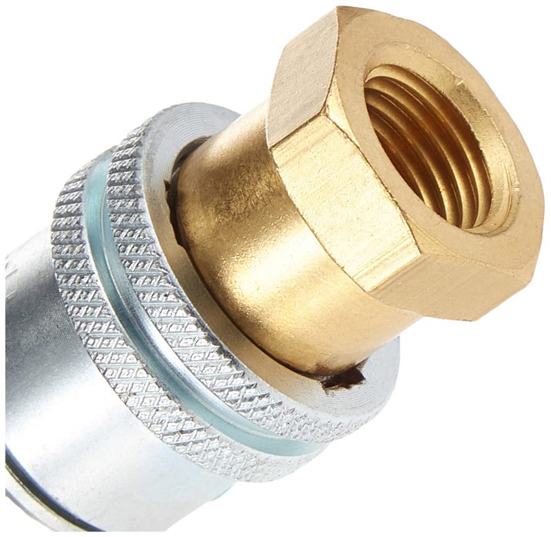 Haltec H-5265 Standard Bore Lock-On Air Chuck (5 Pack) – Durable Tire Inflation Chuck, Gold Finish - Image 3