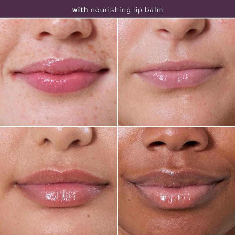 ITK Nourishing Lip Balm - Hydrate Dry, Chapped Lips with Shea Butter + Coconut Oil + Vitamin E - Moisturizes + Soothes Chapped Lips - Glossy, Fragrance Free, Clear, 0.2 Oz - Image 4