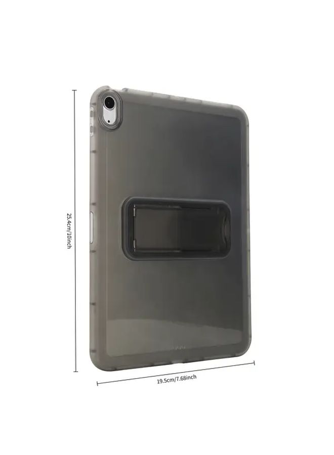 حافظة شفافة وردية اللون لجهاز iPad Air 4 5 6 7 10.9 11 بوصة مقاومة للصدمات مع حامل - Image 2
