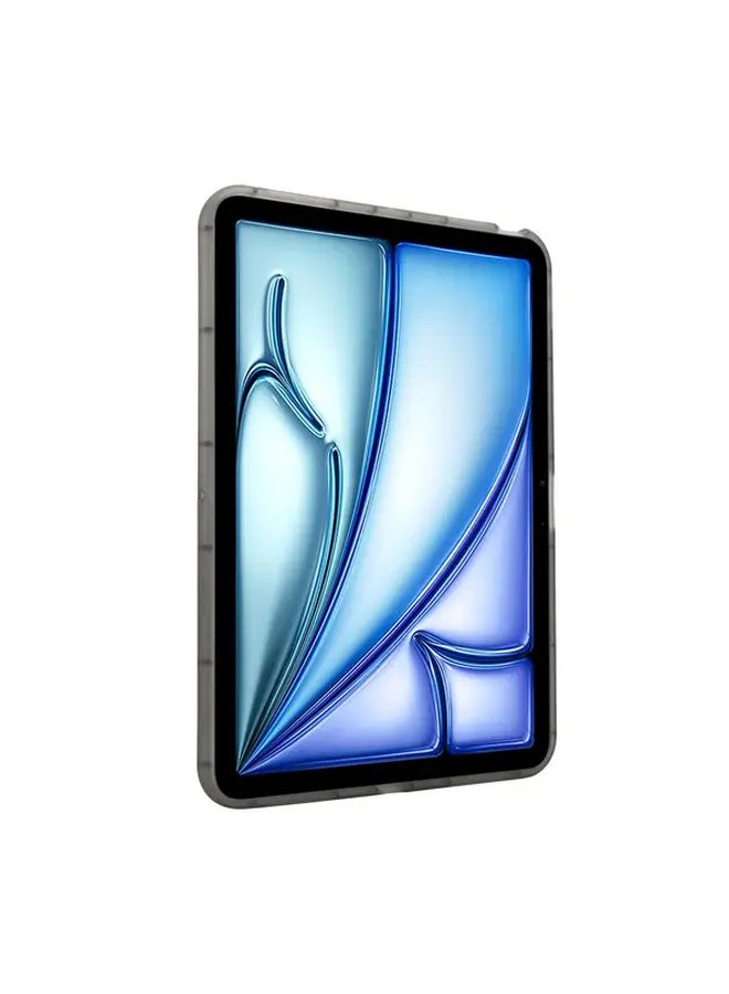حافظة شفافة وردية اللون لجهاز iPad Air 4 5 6 7 10.9 11 بوصة مقاومة للصدمات مع حامل - Image 4