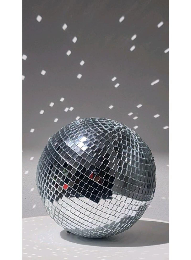 Mado Gallery Disco Ball, Mirror Ball, Ornament Ball 20 CM / 8 INCHES (1 Piece), Decoration for Hanging, Home Parties & DJ Dance Clubs Stage, Lighting & New Year celebrations - Image 1
