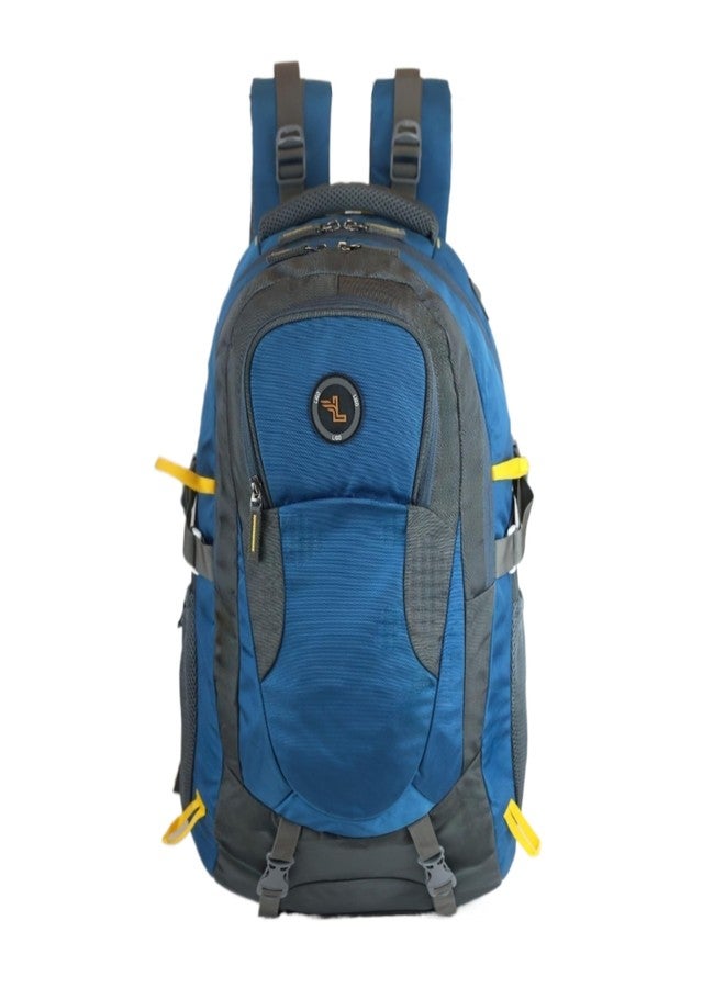 Ligo Small trekking rucksack bags travel bag for men tourist bag for travel backpack for hiking trekking Bag for men camping thames blue bag with 1 Year Warranty (Teal) - Image 1