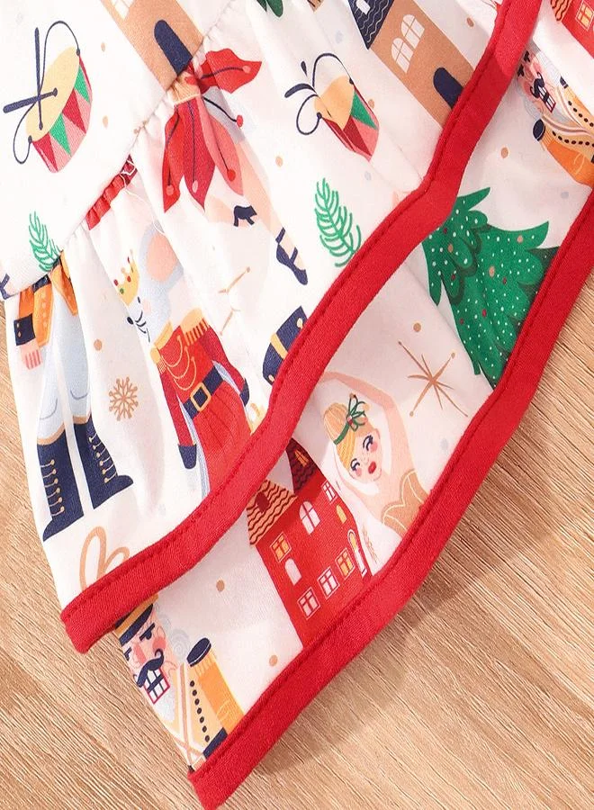 babyqlo Christmas Print Dress