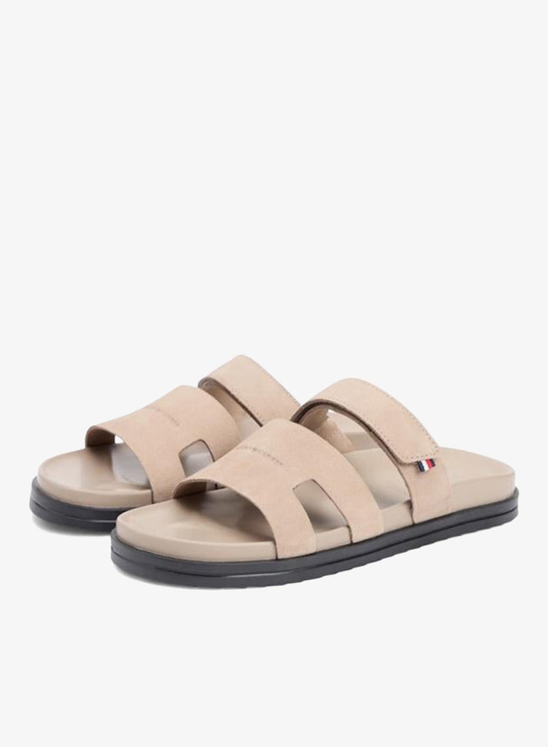 TOMMY HILFIGER Premium Suede Cutout Sandals - Image 4