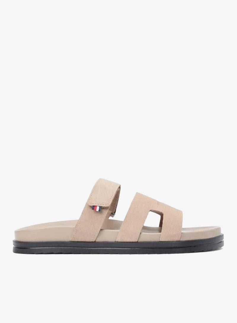 TOMMY HILFIGER Premium Suede Cutout Sandals - Image 1