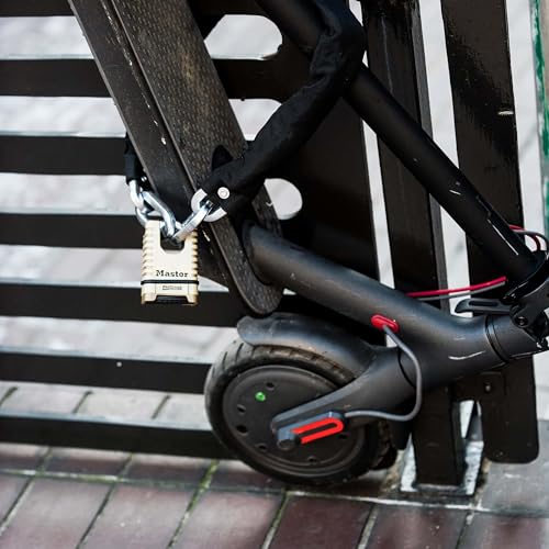 MASTER LOCK Brass Heavy Duty Solid Padlock, Security Level 9/10, Outdoor, Combination, Anti-Rust and Weatherproof, Closed Shackle - Image 4