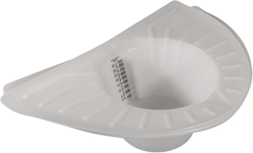 Vakly Graduated Specimen Collector Pans [Pack of 1] Toilet Nursing Hat for Urine, Vomit & Stool Collection Fits Over Toilets and Commodes - 30 oz for Women and Elderly - Image 4