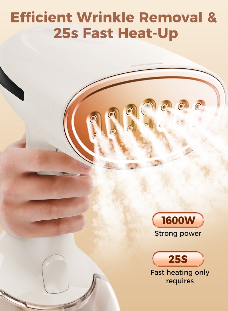 دوشر [ترقية]مكواة بخار للملابس، مكواة بخار للملابس محمولة عالية القوة، مكواة بخار محمولة، 25 ثانية، تسخين سريع، مزيل للتجاعيد - 1600 وات 250 مل - Image 5