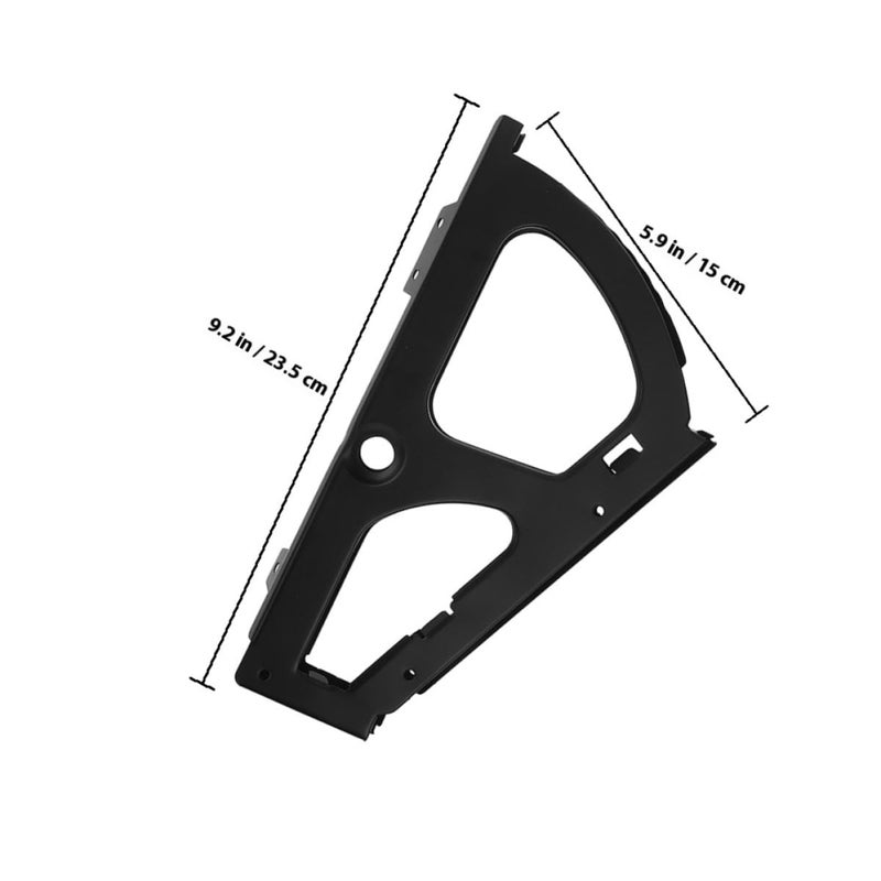 Metal Shoe Cabinet Hinges Flip Frame Brackets Black Single Layer Replacement Hardware - Image 3
