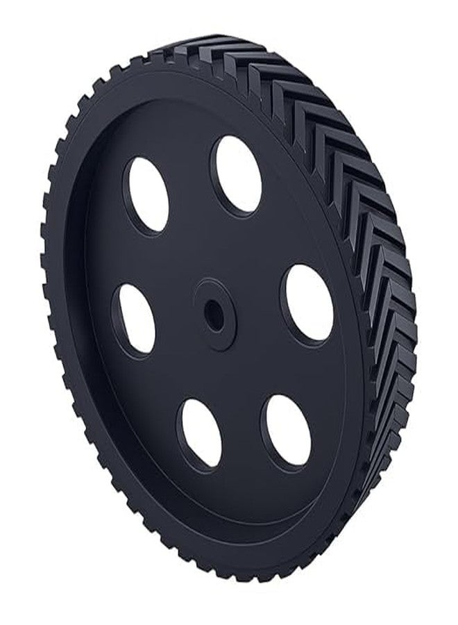 TESTIN ELECTRONICS 4pcs 10cm x 2cm Width Plastic Robotic Wheel Durable Rubber Tire Wheel 6mm Hole for DC Geared Motor RC Car Robot - Image 3