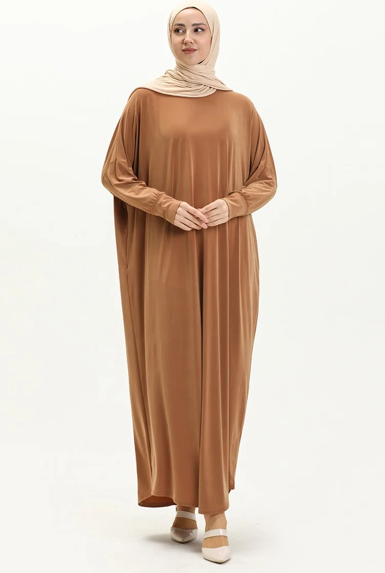 Bat Sleeve Casual Dress 2000-15 Mustard